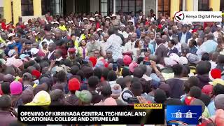 MP GK Great Remarks in front of President Ruto in Kirinyaga [upl. by Wenz]