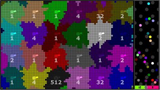 Multiply or Release  24 Color Battle Royale  in Algodoo [upl. by Petulia]