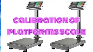 TCS100 calibration of Electronic balance [upl. by Hedve]