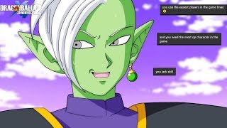 quotYou need OP characters to winquot WITH MESSAGES  Voice Reveal  Dragon Ball Xenoverse 2 [upl. by Wiese]