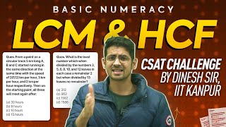 🔴Day 3 LCM HCF  Permutation amp Combination 🔥 Full CSAT Maths using PYQs  Dinesh sir IIT K upsc [upl. by Lleznol965]