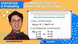 Statistics Introduction to Hypothesis Testing in Filipino [upl. by Aretina830]