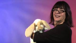 Folkmanis® Standing Lop Rabbit Puppet Demo [upl. by Beck146]