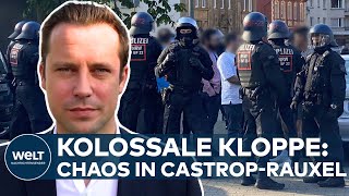 CHAOS IN CASTROPRAUXEL Massive Massenschlägerei mit Macheten und Knüppel  PolizeiGroßeinsatz [upl. by Kutchins550]