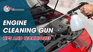 LEMATEC Engine cleaning gun LE AS120 For clean car oildirt engineer and conditioningetc [upl. by Boyden702]