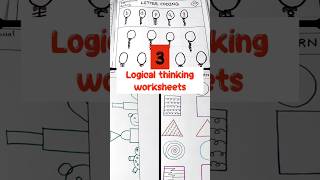 3 logical thinking and visual discrimination homemade worksheets for kindergarten worksheetsforkids [upl. by Ecnadnac]