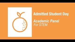 Academic Panel for STEM Session  Pitzer ASD 2023 [upl. by Ecinuahs278]