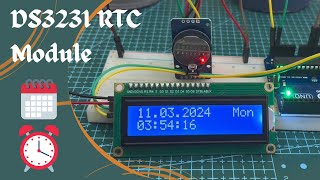 DS3231 RTC Module with LCD Display  Arduino Project  ds3231 arduino diy [upl. by Kandace]