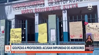 T13 CENTRAL ACUSAN IMPUNIDAD DE AGRESORES A DOCENTES [upl. by Ledba717]