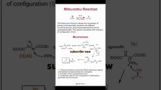 mitsunobu reaction by suraj surajtips701 for PGT neet  IIT JEE  viral  education CSIR NET [upl. by Leede]