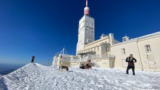 Découvrez nos images enneigées au sommet du Mont Ventoux 😍 [upl. by Locke]