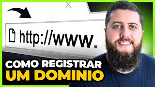 Como REGISTRAR UM DOMÍNIO  Passo a Passo Fácil [upl. by Deehan]