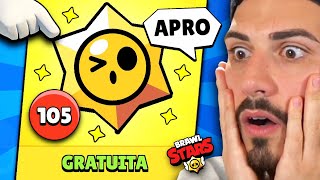 x105 RECORD STAR DROP OPENING GRATIS  Brawl Stars [upl. by Ydospahr180]