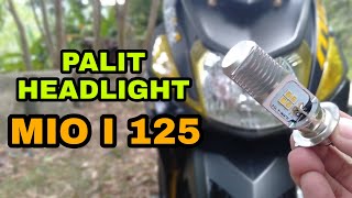 HOW TO INSTALL NEW HEADLIGHT  MIO I 125  SHOUTOUT [upl. by Edrahs538]