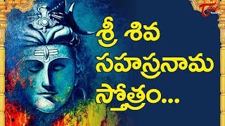 Sri Shiva Sahasranama Stotram In Telugu  Bhakti  Lord Shiva  Devotional songs  Bhaktione [upl. by Sneed]