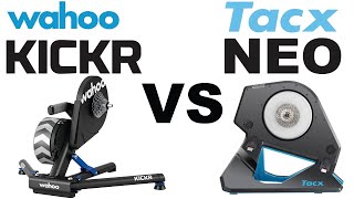 Wahoo KICKR VS Tacx NEO [upl. by Eessac456]