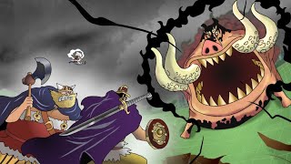 LUFFY AND THE GIANTS VS GOROSEI Fan animation  One Piece chapter 1111 [upl. by Ilonka]