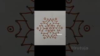 9x5 Dots Kolam Design  Rangoli Designs dotsrangoli rangoli rangolidesigns kolam [upl. by Gunn]