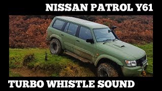 NISSAN PATROL Y61 28 TD6 STAINLESS STEEL EXHAUST TURBO WHISTLE [upl. by Jenness]