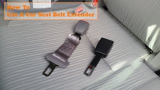 How to use a car seat belt extender [upl. by Yrdua]