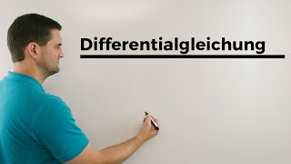 Differentialgleichung Differentialgleichung Trennung der Variablen mit cos durch y  Daniel Jung [upl. by Rhyne]