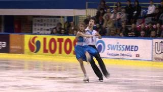 20 G PAPADAKIS  G CIZERON FRA  ISU JGP Baltic Cup 2011 Junior Ice Dance Free Dance [upl. by Jestude]