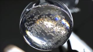 Time lapse crystallization of a phosphine oxide [upl. by Odilia704]