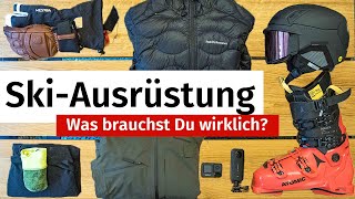 SkiEquipment von Marius Quast Welche Ausrüstung zum Skifahren [upl. by Ahsauqram639]