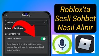 ROBLOX SESLİ SOHBET Nasıl Alınır 2024  Robloxta Sesli Sohbet Nasıl Alınır KİMLİK YOK [upl. by Enoitna442]