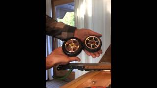 Rollerski wheel maintenancereplacement [upl. by Viole]