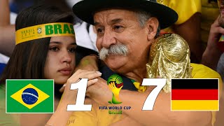 Brasil 1 x 7 Alemanha  melhores momentos  Copa do Mundo 2014 [upl. by Tillie]