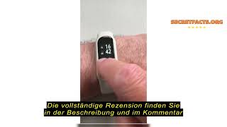 Produktbewertung TOOBUR Fitness Tracker mit schrittzähler Fitnessuhr mit Wasserdicht Pulsuhr mit He [upl. by Coveney649]