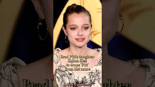 Angelina Jolie and Brad Pitts daughter Shiloh files to drops Pitt from last name [upl. by Eanehs557]