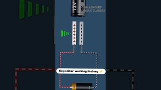 Capacitor capacitor trending facts viralvideo CHALLENGERS’ UNIQUE CLASSES science physics [upl. by Ty]