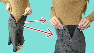 A useful tip how to upsize a skirt the waist easily [upl. by Trilley]