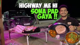 RAJASTHAN KE LOG 🤩 AUR ISS DHABE KA KHANA 😍 PEHLI BAAR HIGHWAY ME KHAT ME SOYA [upl. by Iidnarb485]