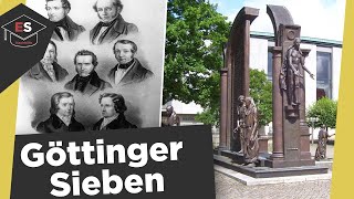 Göttinger Sieben 1837  Ursache Handlungsträger Folgen Zusammenfassung Göttinger Sieben erklärt [upl. by Elleimac]