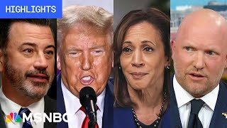 Countdown to the 2024 election Day 13  MSNBC Highlights [upl. by Balbinder]