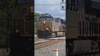 CSX L619 Highballing out of Raleigh [upl. by Rogergcam]