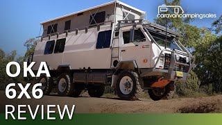 OKA 6x6 motorhome 2022 Review  caravancampingsales [upl. by Yrrek]