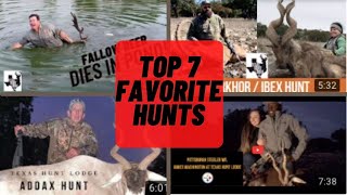 TOP 7 Exotic Hunts 20202021 at Texas Hunt Lodge [upl. by Wester]