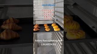 Commercial stainless steel bread baking pan trolleybakery trolly oven rackmobile cooling shelf [upl. by Axia]