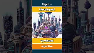 🇬🇧🇸🇰 developed  vyvinuté  vocabulary builder  learn English  naučme sa anglicky [upl. by Johna]