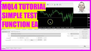 MQL4 TUTORIAL SIMPLE TEST FUNCTION EXPERT ADVISOR [upl. by Anastase]