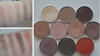 Top Ten MAC Eyeshadows [upl. by Grantland]