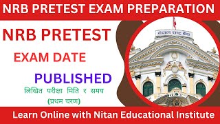 NRB PRETEST EXAM DATE PUBLISHED [upl. by Dranyam]