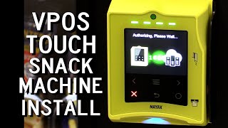 How to Install a VPOS Touch CC Reader on a Snack Machine [upl. by Nirrej]