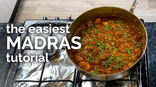 Fool proof method Chicken Madras the easy way [upl. by Lemor]