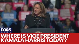 Election Day 2024 Where is Vice President Kamala Harris today [upl. by Noet]