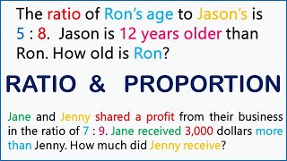 Can you solve these problems UNDERSTANDING RATIO AND PROPORTION [upl. by Duyne577]